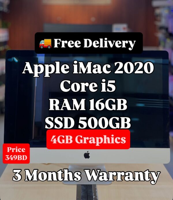 Apple IMac 2020 | Core i5 | 16 GB RAM | 500 GB SSD