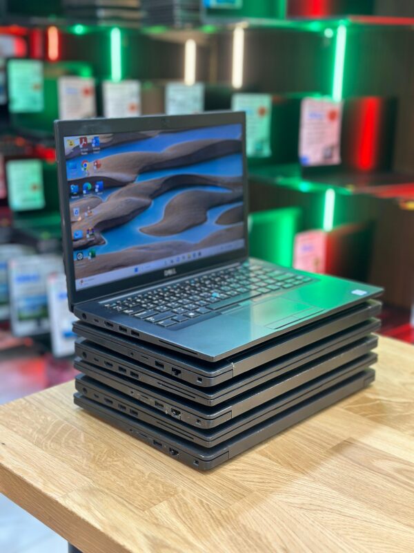 Right side view of Dell Latitude 7490 showing available ports and sleek design
