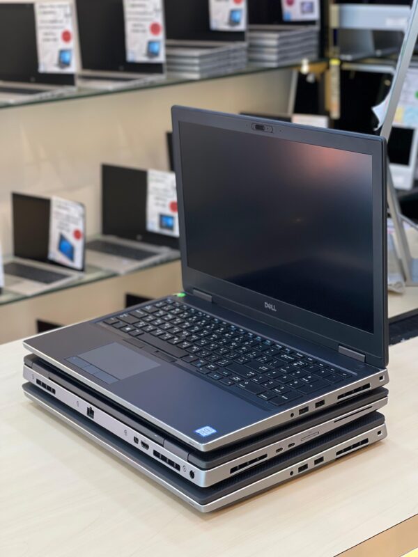 Left side of Dell Precision 7540 with USB, HDMI, and other connectivity options.