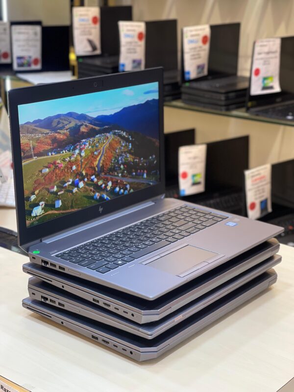 Right side view of HP ZBook 15 G6 showing connectivity ports and slim profile