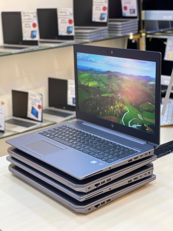 Left side view of HP ZBook 15 G6 showcasing design and available ports