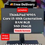 Lenovo ThinkCentre M90a All-in-One | Intel Core i5–10th Generation | 23.8″ Touch Screen